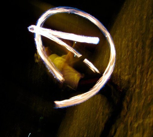 Ignis Initium performing fire poi